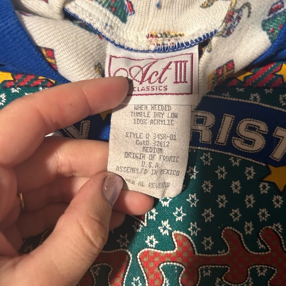 Vintage Christmas crew neck - Picture 4 of 5